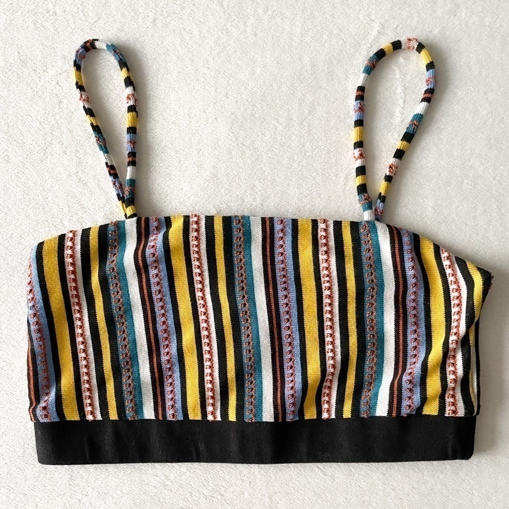 ZARA Striped Knit Crop Tank - Picture 10 of 10